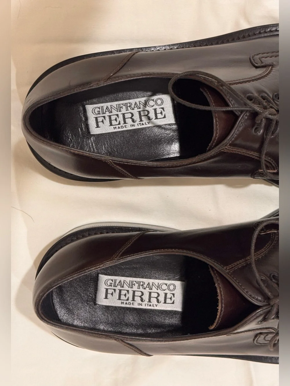 Gianfranco Ferre classic lace-up derby Men shoe